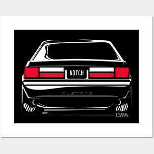 Foxbody Ford Mustang 5.0 Notch Posters and Art